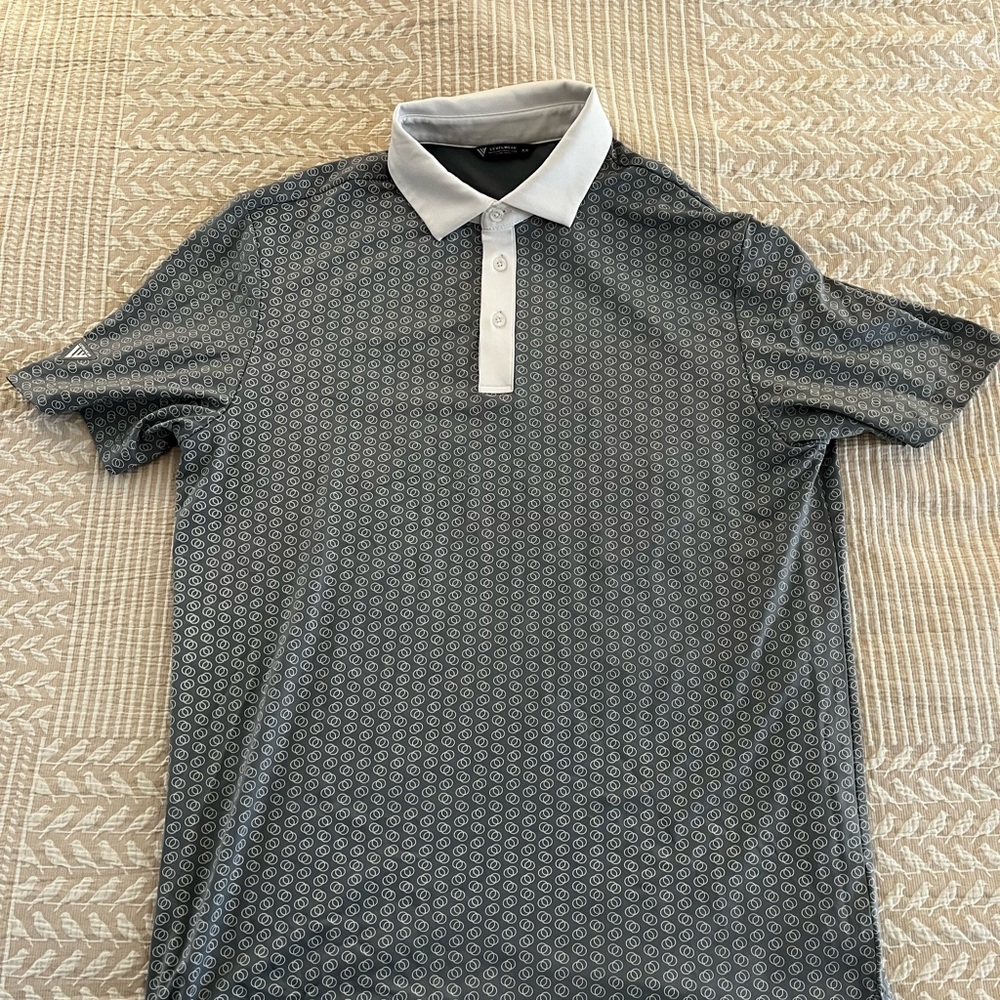 Levelwear Patterned Golf Polo